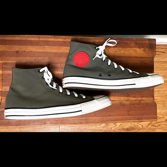 Men’s gray high top converse all star size 11 shoes - Picture 2 of 10